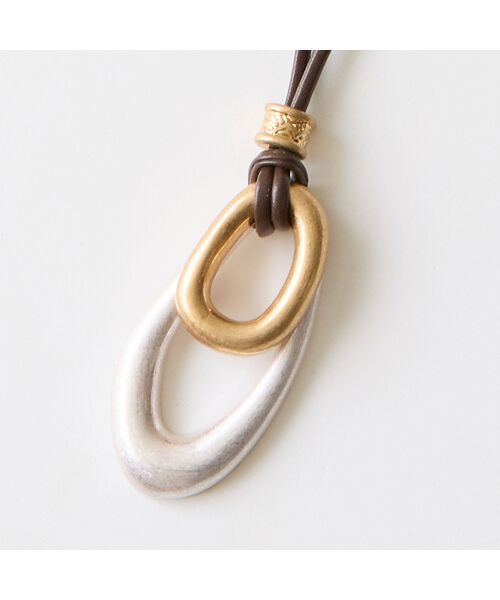 missel / ミゼール ネックレス・ペンダント・チョーカー | 【スライドフリー】メタルモチーフリングネックレス | 詳細18