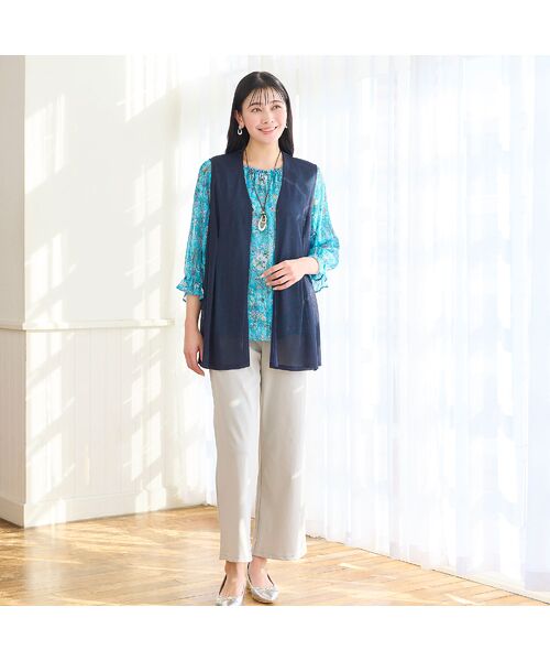 missel / ミゼール ベスト | 【洗える・L～4Lサイズ】メッシュジレ | 詳細5