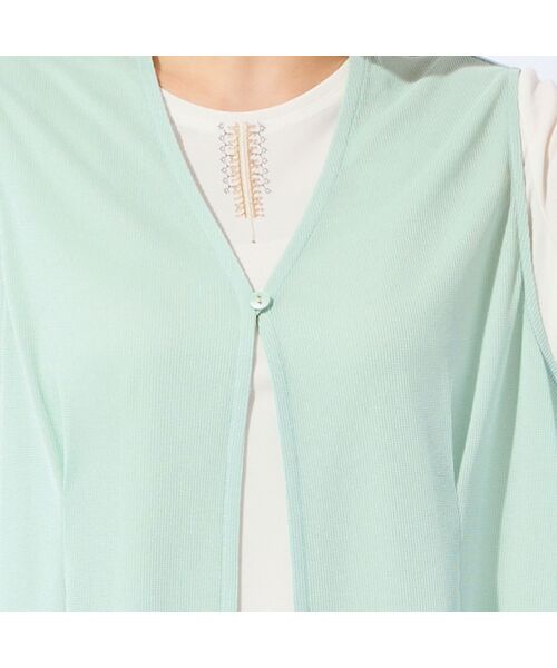 missel / ミゼール ベスト | 【洗える・L～4Lサイズ】メッシュジレ | 詳細9