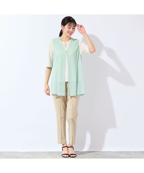 missel / ミゼール ベスト | 【洗える・L～4Lサイズ】メッシュジレ | 詳細11