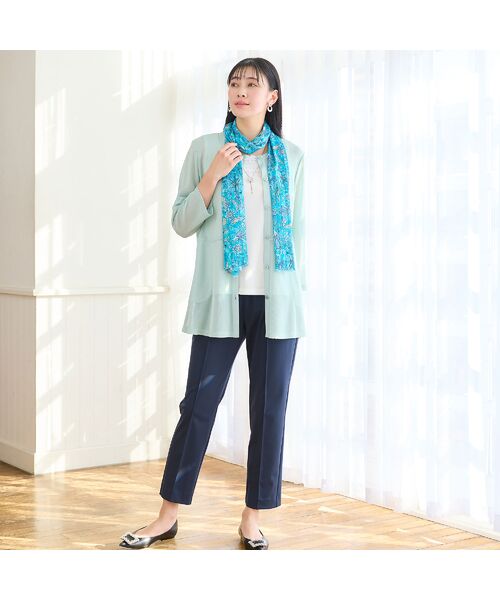 missel / ミゼール カーディガン・ボレロ | 【洗える・L～4Lサイズ】メッシュカーディガン | 詳細14