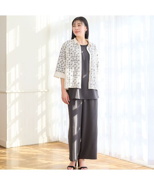 missel / ミゼール シャツ・ブラウス | 【洗える・接触冷感・セットアップ可・3Lサイズあり】胸ポケットつきブラウス | 詳細14