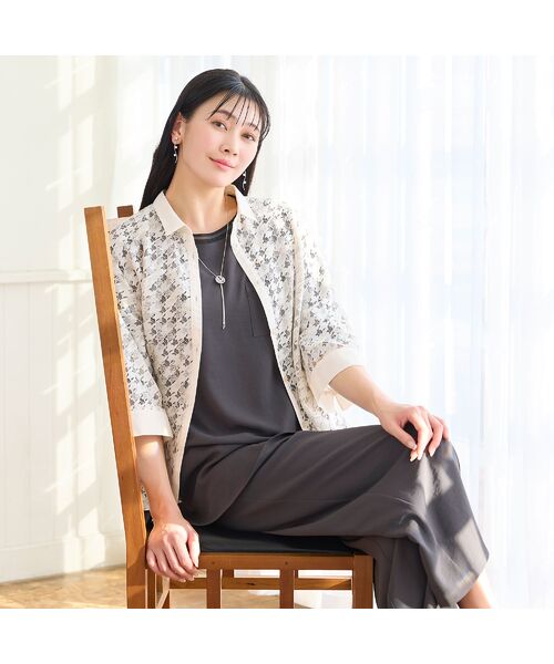 missel / ミゼール シャツ・ブラウス | 【洗える・接触冷感・セットアップ可・3Lサイズあり】胸ポケットつきブラウス | 詳細16