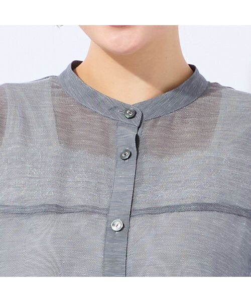 missel / ミゼール シャツ・ブラウス | 【洗える・L～3Lサイズ】シアーブラウス | 詳細3