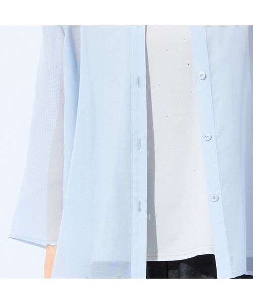 missel / ミゼール シャツ・ブラウス | 【洗える・L～3Lサイズ】シアーブラウス | 詳細9