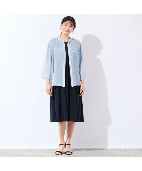 missel / ミゼール シャツ・ブラウス | 【洗える・L～3Lサイズ】シアーブラウス | 詳細13