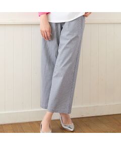 missel / ミゼール その他パンツ | 【洗える・L～4Lサイズ】ピケストレッチセミワイドパンツ