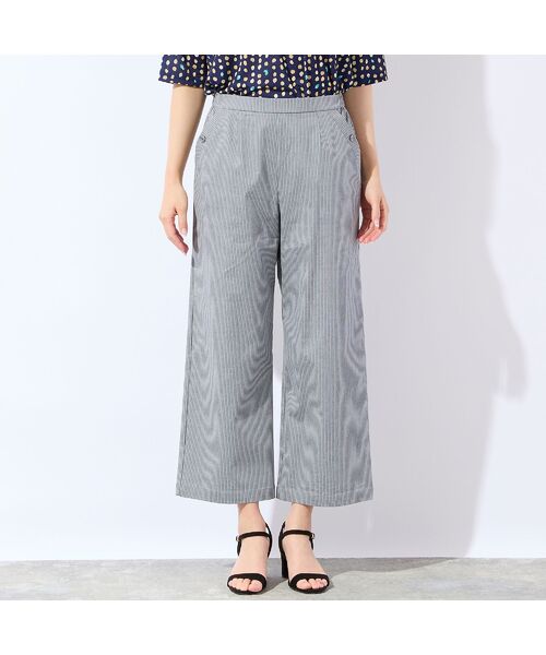 missel / ミゼール その他パンツ | 【洗える・L～4Lサイズ】ピケストレッチセミワイドパンツ | 詳細11