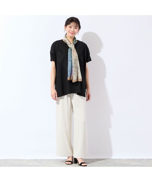 missel / ミゼール その他パンツ | 【洗える・接触冷感・セットアップ可・L～4Lサイズ】イージーワイドパンツ | 詳細7