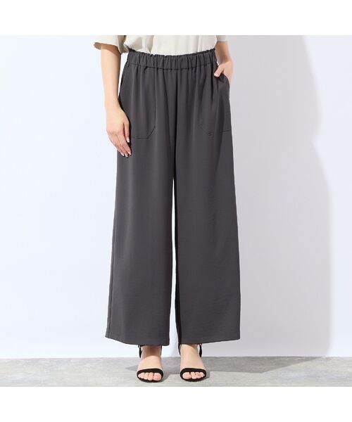 missel / ミゼール その他パンツ | 【洗える・接触冷感・セットアップ可・L～4Lサイズ】イージーワイドパンツ | 詳細9