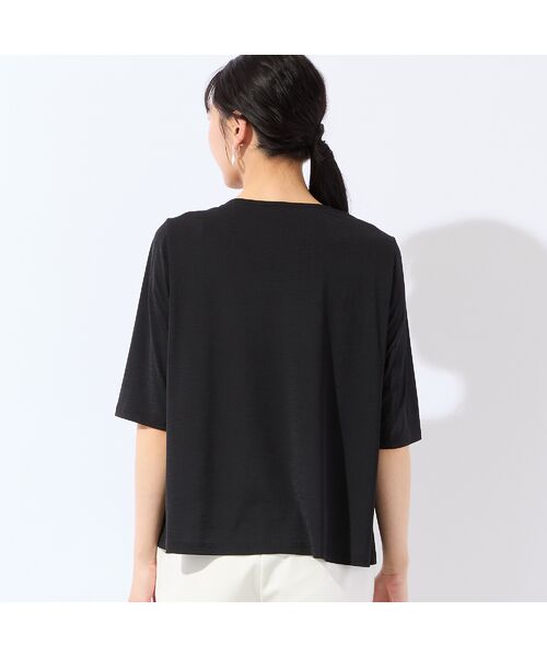 missel / ミゼール カットソー | 【洗える・L～4Lサイズ】フロントタックTシャツ | 詳細6