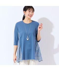 missel / ミゼール カットソー | 【洗える・L～4Lサイズ】サイドスカラップチュニック