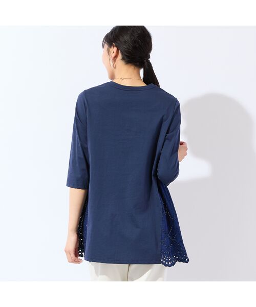 missel / ミゼール カットソー | 【洗える・L～4Lサイズ】サイドスカラップチュニック | 詳細1