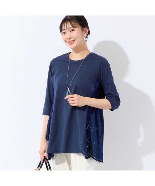 missel / ミゼール カットソー | 【洗える・L～4Lサイズ】サイドスカラップチュニック | 詳細3