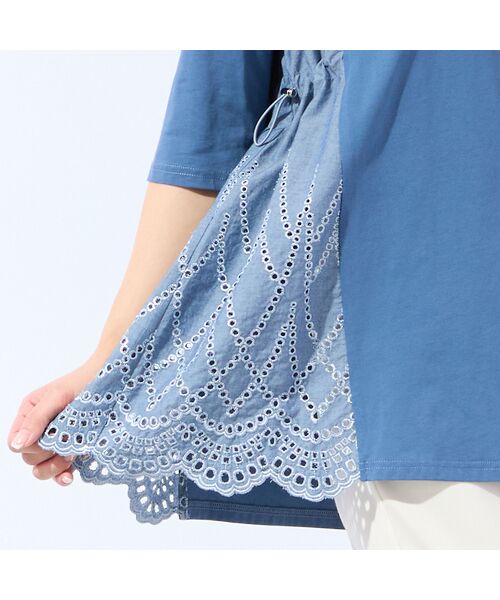 missel / ミゼール カットソー | 【洗える・L～4Lサイズ】サイドスカラップチュニック | 詳細11