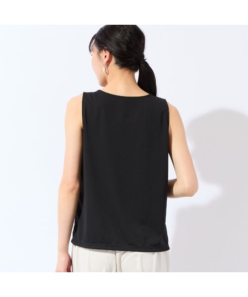 missel / ミゼール カットソー | 【洗える・日本製・L～4Lサイズ】レースつきタンクトップ | 詳細10