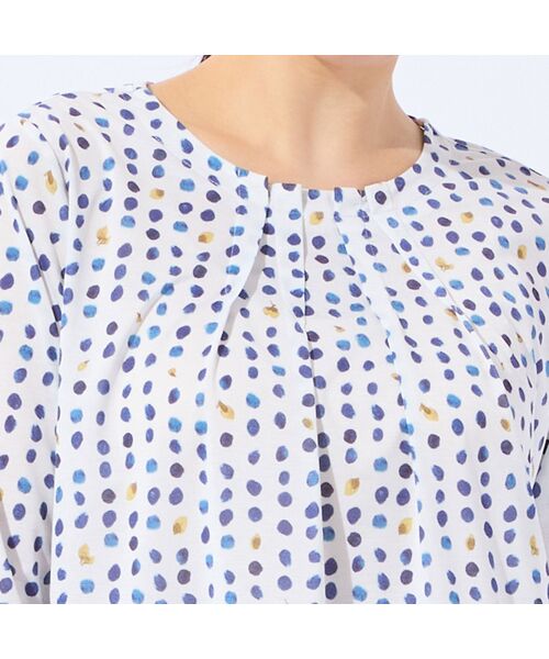 missel / ミゼール カットソー | 【洗える・日本製・L～4Lサイズ】カラードットTシャツ | 詳細2