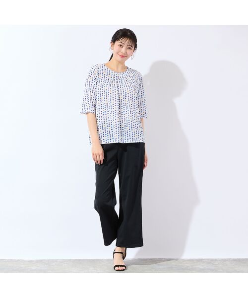 missel / ミゼール カットソー | 【洗える・日本製・L～4Lサイズ】カラードットTシャツ | 詳細6