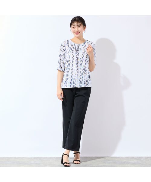 missel / ミゼール カットソー | 【洗える・日本製・L～4Lサイズ】カラードットTシャツ | 詳細7