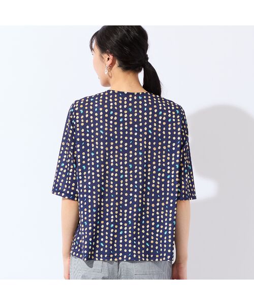 missel / ミゼール カットソー | 【洗える・日本製・L～4Lサイズ】カラードットTシャツ | 詳細8