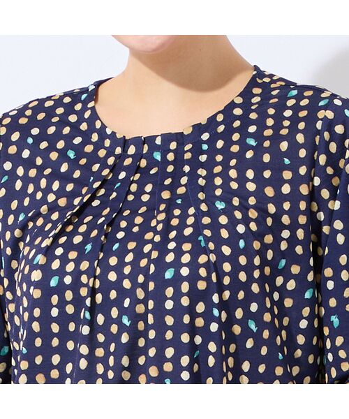 missel / ミゼール カットソー | 【洗える・日本製・L～4Lサイズ】カラードットTシャツ | 詳細10