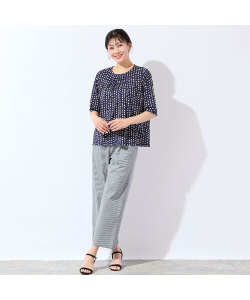 missel / ミゼール カットソー | 【洗える・日本製・L～4Lサイズ】カラードットTシャツ | 詳細12