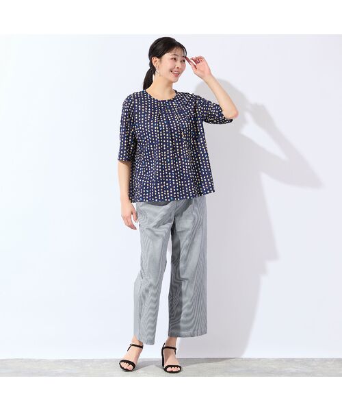 missel / ミゼール カットソー | 【洗える・日本製・L～4Lサイズ】カラードットTシャツ | 詳細13