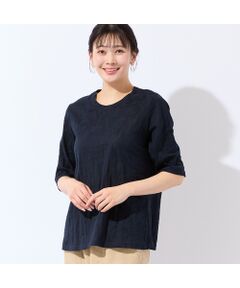 missel / ミゼール カットソー | 【洗える・日本製・L～4Lサイズ】コットンジャカードカットソー