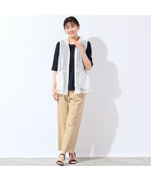 missel / ミゼール カットソー | 【洗える・日本製・L～4Lサイズ】コットンジャカードカットソー | 詳細4