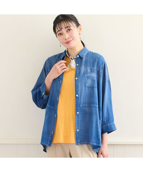 missel / ミゼール カットソー | 【洗える・日本製・L～4Lサイズ】コットンジャカードカットソー | 詳細8