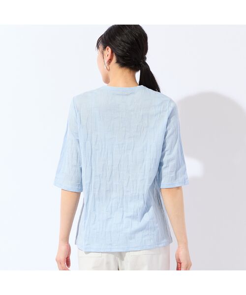 missel / ミゼール カットソー | 【洗える・日本製・L～4Lサイズ】コットンジャカードカットソー | 詳細11