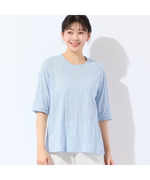 missel / ミゼール カットソー | 【洗える・日本製・L～4Lサイズ】コットンジャカードカットソー | 詳細12