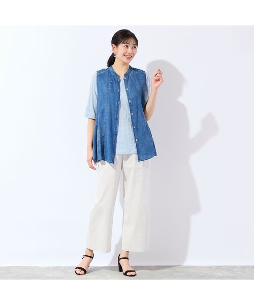 missel / ミゼール カットソー | 【洗える・日本製・L～4Lサイズ】コットンジャカードカットソー | 詳細15