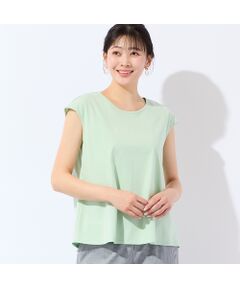 missel / ミゼール タンクトップ | 【洗える・L～4Lサイズ】ラインストーンつきノースリーブトップス