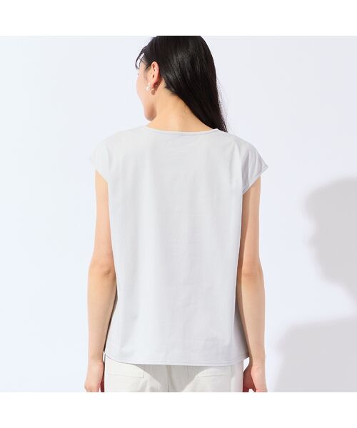 missel / ミゼール タンクトップ | 【洗える・L～4Lサイズ】ラインストーンつきノースリーブトップス | 詳細1