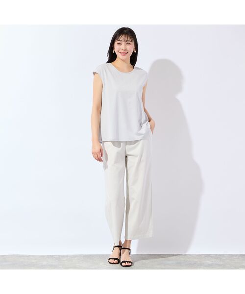 missel / ミゼール タンクトップ | 【洗える・L～4Lサイズ】ラインストーンつきノースリーブトップス | 詳細5