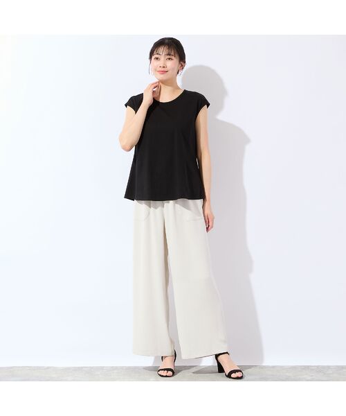 missel / ミゼール タンクトップ | 【洗える・L～4Lサイズ】ラインストーンつきノースリーブトップス | 詳細9