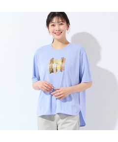 missel / ミゼール カットソー | 【洗える・3Lサイズあり】eleganceプリントTシャツ