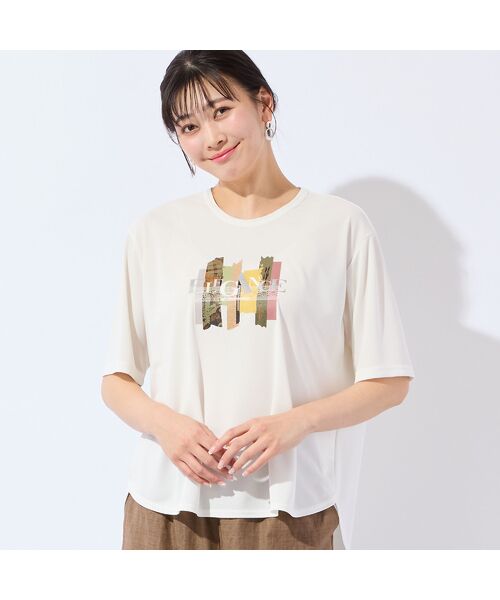 missel / ミゼール カットソー | 【洗える・3Lサイズあり】eleganceプリントTシャツ | 詳細1