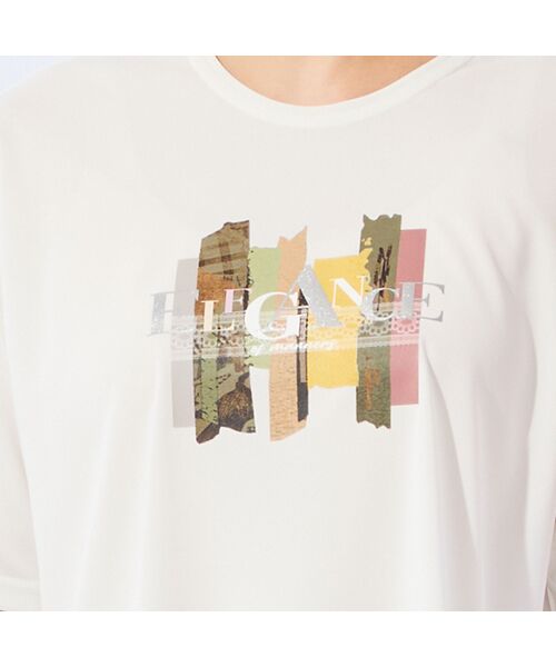 missel / ミゼール カットソー | 【洗える・3Lサイズあり】eleganceプリントTシャツ | 詳細2
