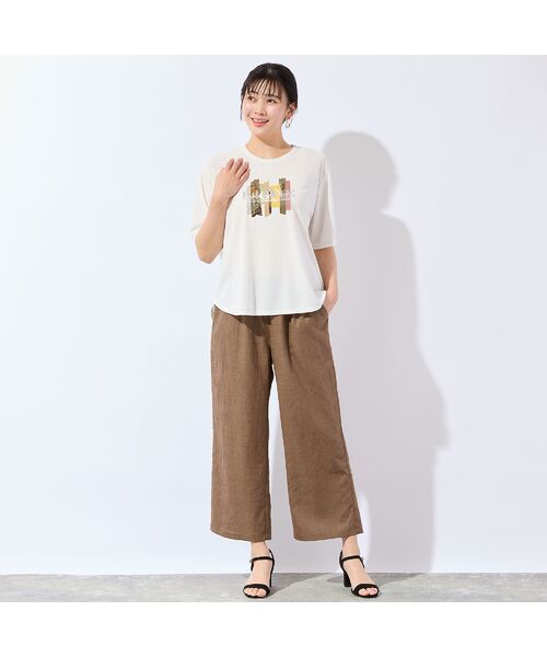 missel / ミゼール カットソー | 【洗える・3Lサイズあり】eleganceプリントTシャツ | 詳細4