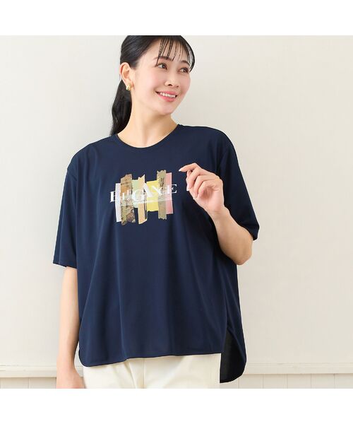 missel / ミゼール カットソー | 【洗える・3Lサイズあり】eleganceプリントTシャツ | 詳細7