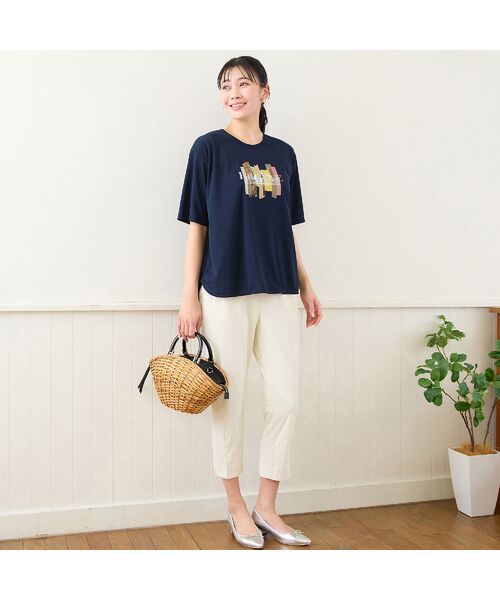 missel / ミゼール カットソー | 【洗える・3Lサイズあり】eleganceプリントTシャツ | 詳細9