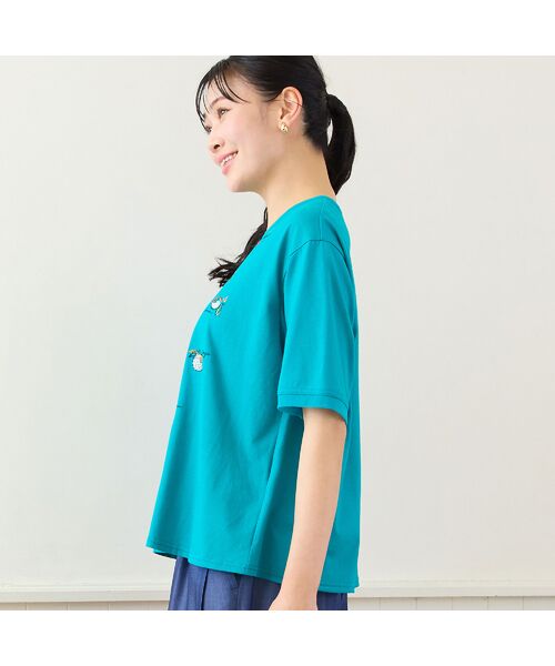 missel / ミゼール カットソー | 【洗える・日本製・L~4Lサイズ】フルーツ刺繍Tシャツ | 詳細12