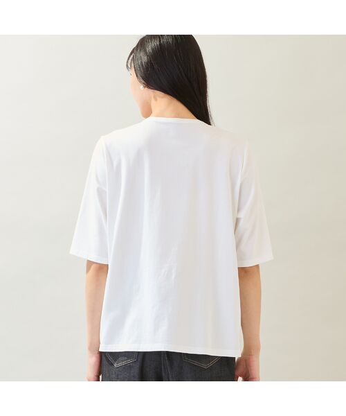 missel / ミゼール カットソー | 【洗える・M~3Lサイズ】レースレイヤードTシャツ | 詳細1