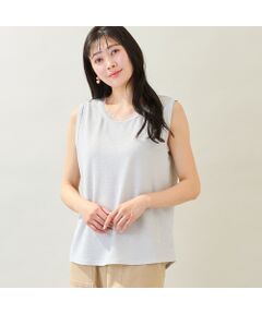 missel / ミゼール タンクトップ | 【洗える・M～3Lサイズ】グリッターニットタンクトップ