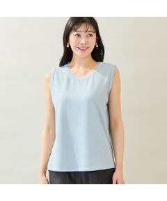 missel / ミゼール タンクトップ | 【洗える・M～3Lサイズ】グリッターニットタンクトップ
