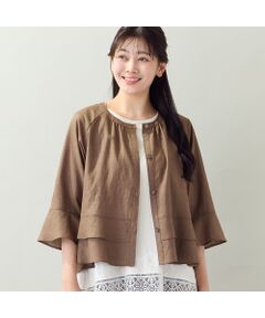 missel / ミゼール シャツ・ブラウス | 【洗える・セットアップ可・L～3Lサイズ】ペプラムブラウス