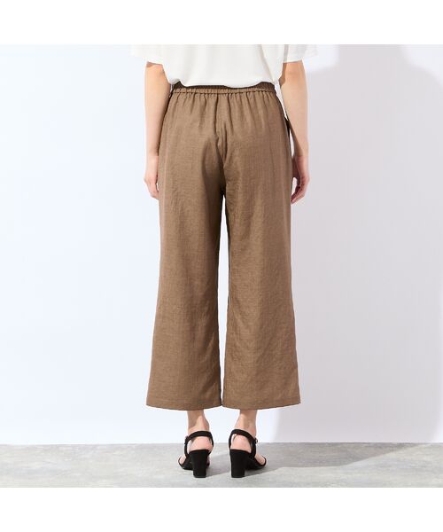 missel / ミゼール ショート・ハーフ・半端丈パンツ | 【洗える・セットアップ可・L～3Lサイズ】イージーワイドクロップドパンツ | 詳細2
