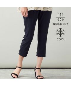 missel / ミゼール ショート・ハーフ・半端丈パンツ | 【洗える・接触冷感・L～4Lサイズ】クールタッチクロップドパンツ